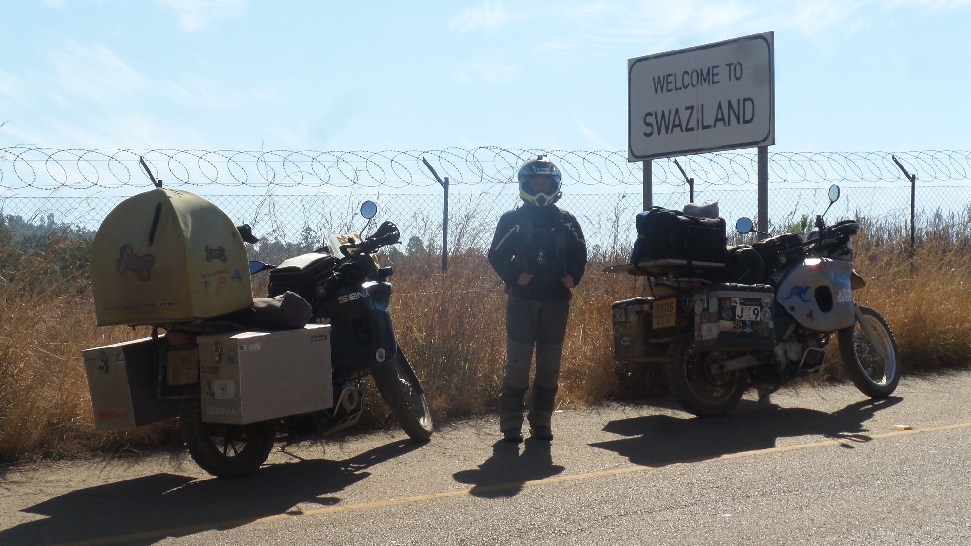 The Pack Track rode from South Africa in to Swaziland, a very small but beautiful African country.