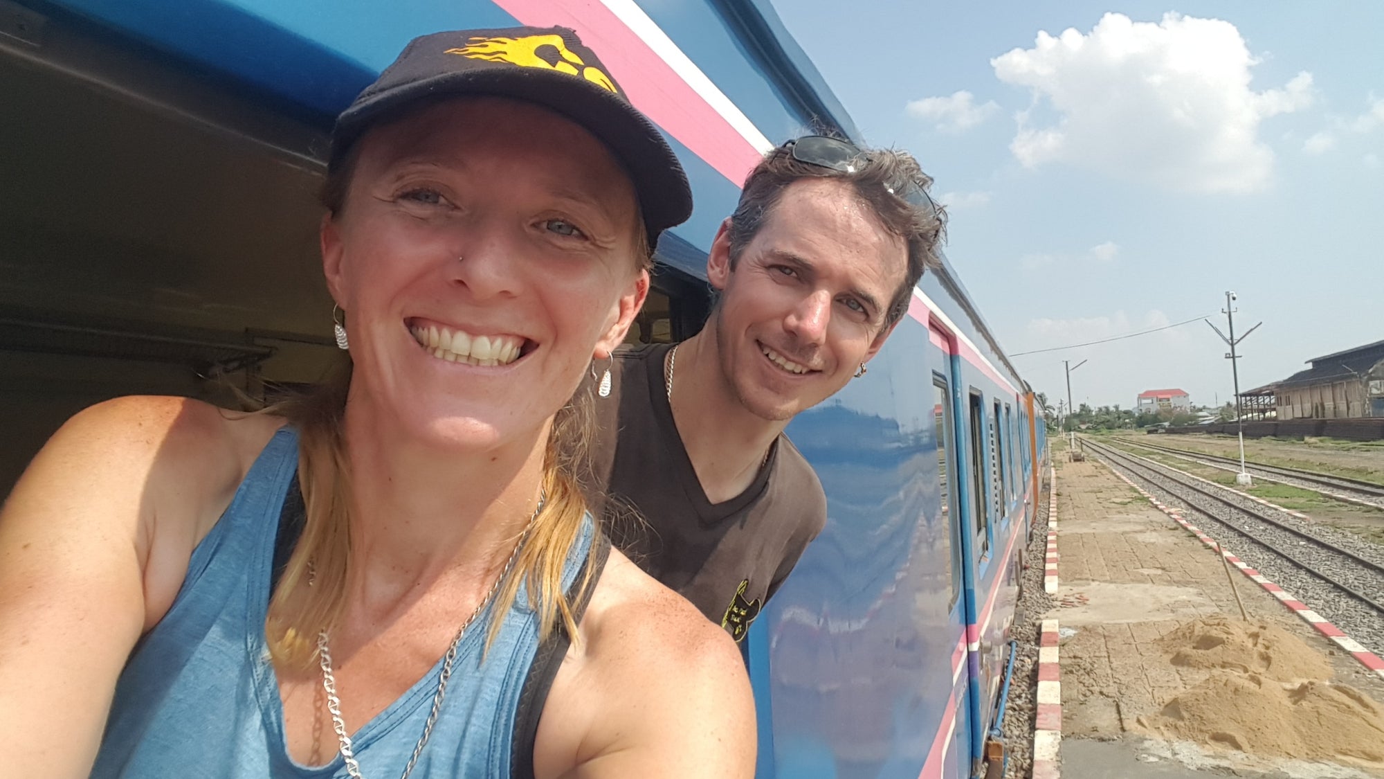 Taking the train in Cambodia 2023